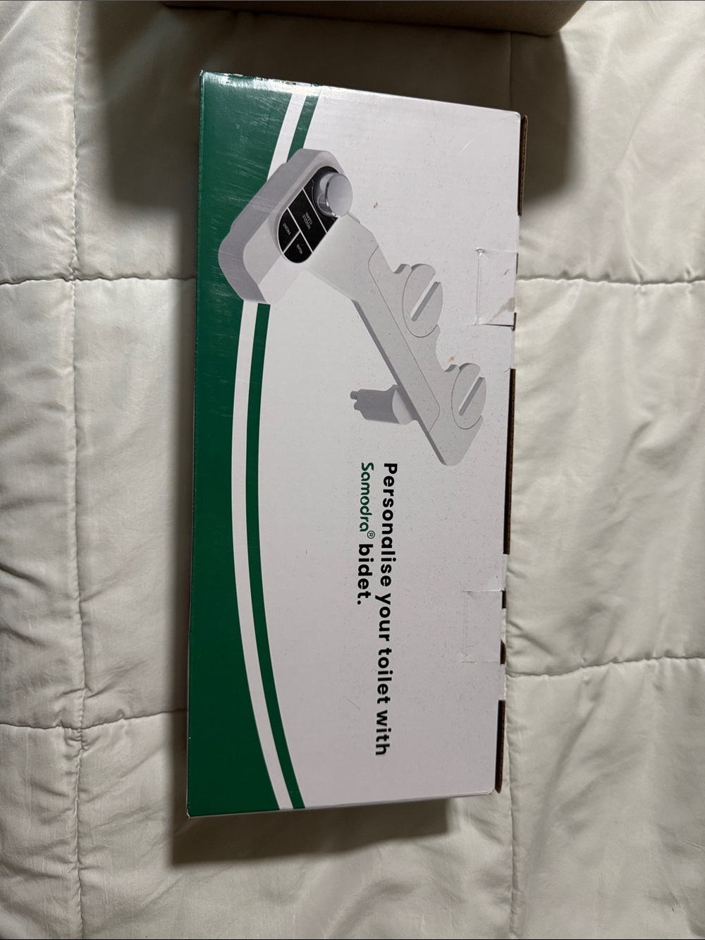 White Bidet Attachment Toilet Seat Sprayer - White